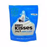 شکلات سفید کرمی با تکه های کوکی 20 عدد کیسز هرشیز - hersheys