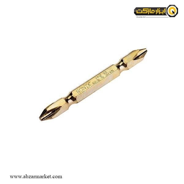 سر پیچ گوشتی رونیکس دو سر چهار سو مدل RH-5401