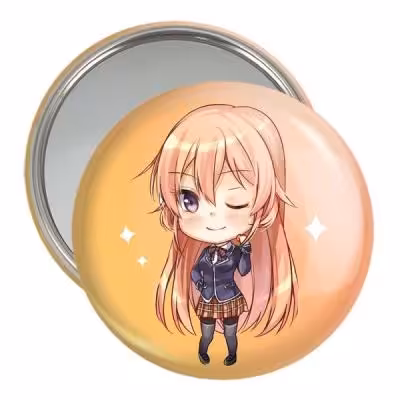 آینه جیبی خندالو مدل ارینا انیمه جنگ غذاها Food Wars کد 16974