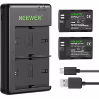 شارژر و باتری دوربین Neewer LP-E6NH Batteries Dual USB Charger Kit