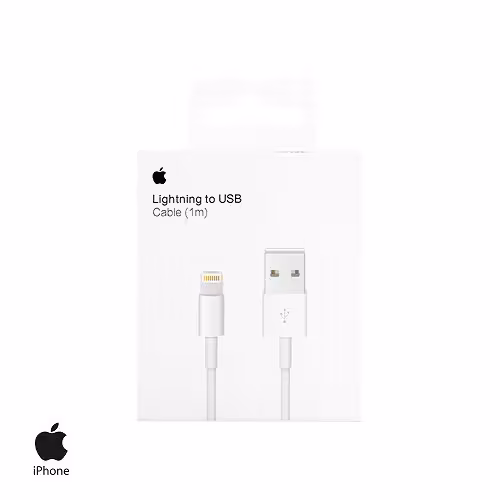 Apple iPhone Lighetning to USB Orginal/ کابل آیفون لایتنینگ به USB (گارانتی 6 ماهه)