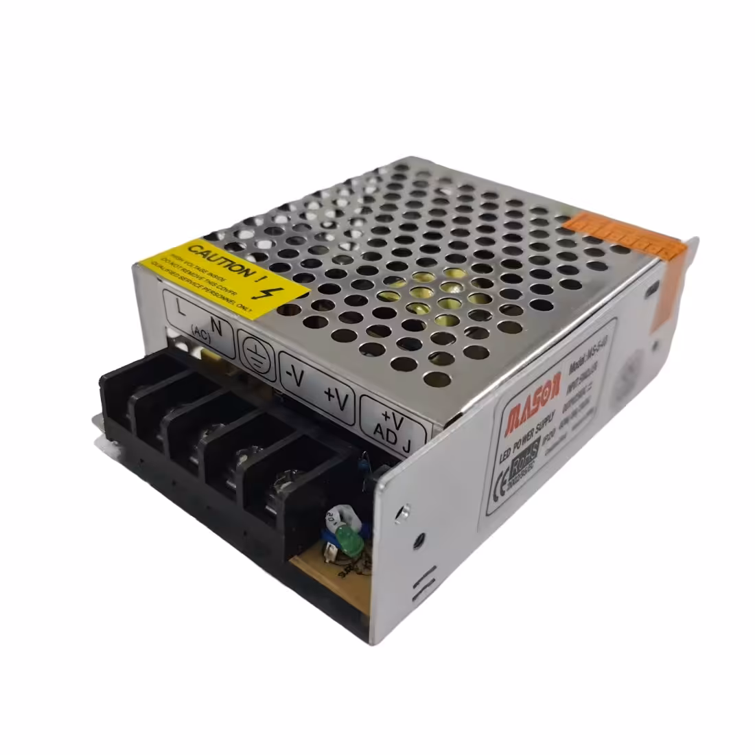 ترانس 5 ولت - 40 وات - 8 آمپر - مارک MASON - قطعات اصلی صنعتی