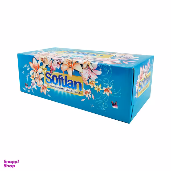 دستمال کاغذی 150 برگ سافتلن مدل 012