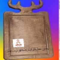 تخت گوشت چوبی شاخ  گوزنی