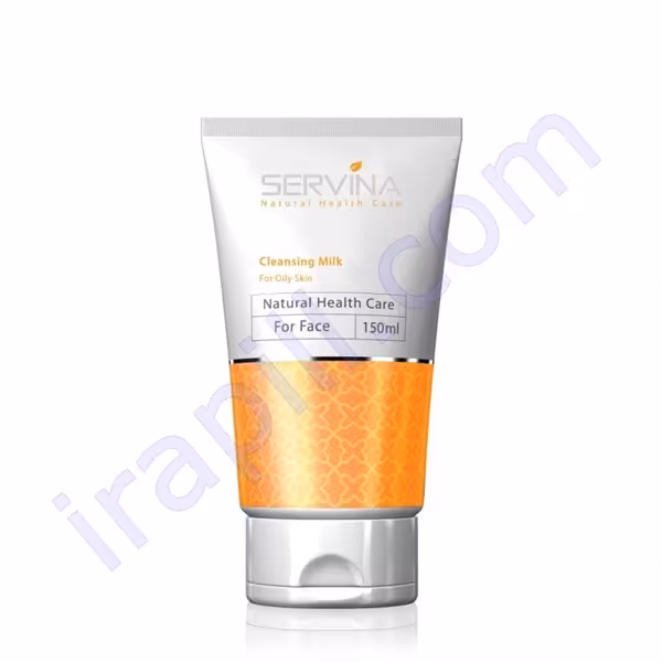 لوسیون پاک کننده آرایش صورت سروینا مخصوص پوست های چرب حجم 150 میلی لیتر