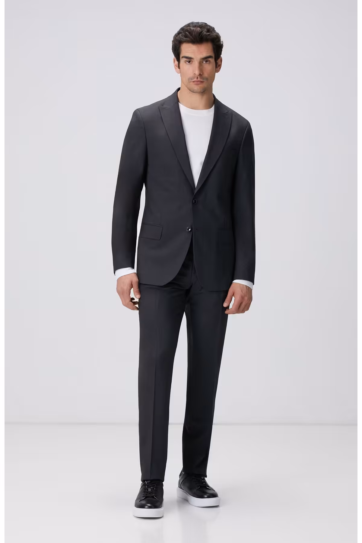 کت وشلوار خاکستری مردانه و شلوار پشم آنتراسیت نتورک Network