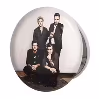 آینه جیبی خندالو طرح گروه موسیقی وان دایرکشن One Direction مدل تاشو کد 2926