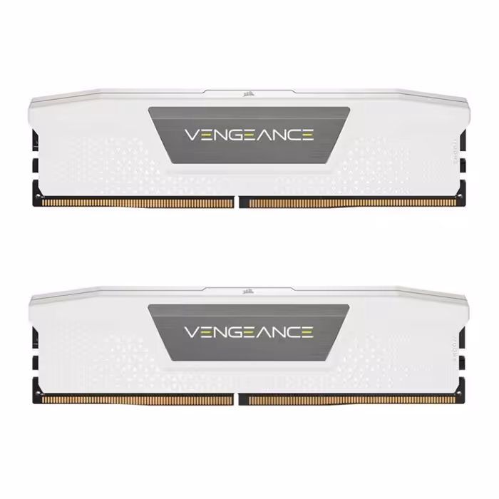 رم کورسیر سفید VENGEANCE 32GB 16GB&#215;2 5200MHz CL40 DDR5