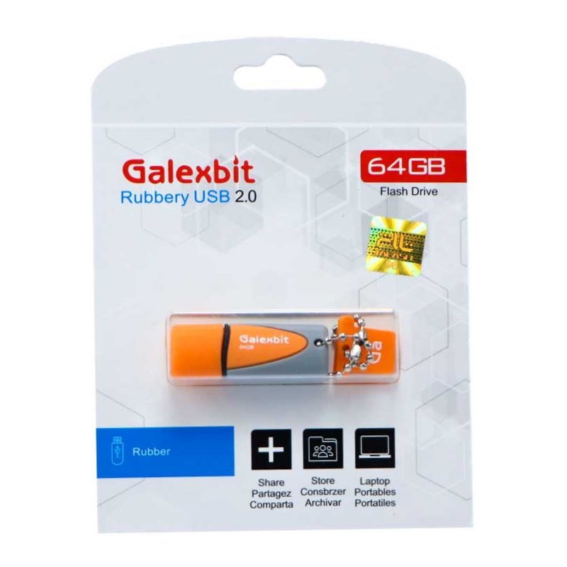 فلش مموری 32 گیگابایت galexbit مدل Rubbery 