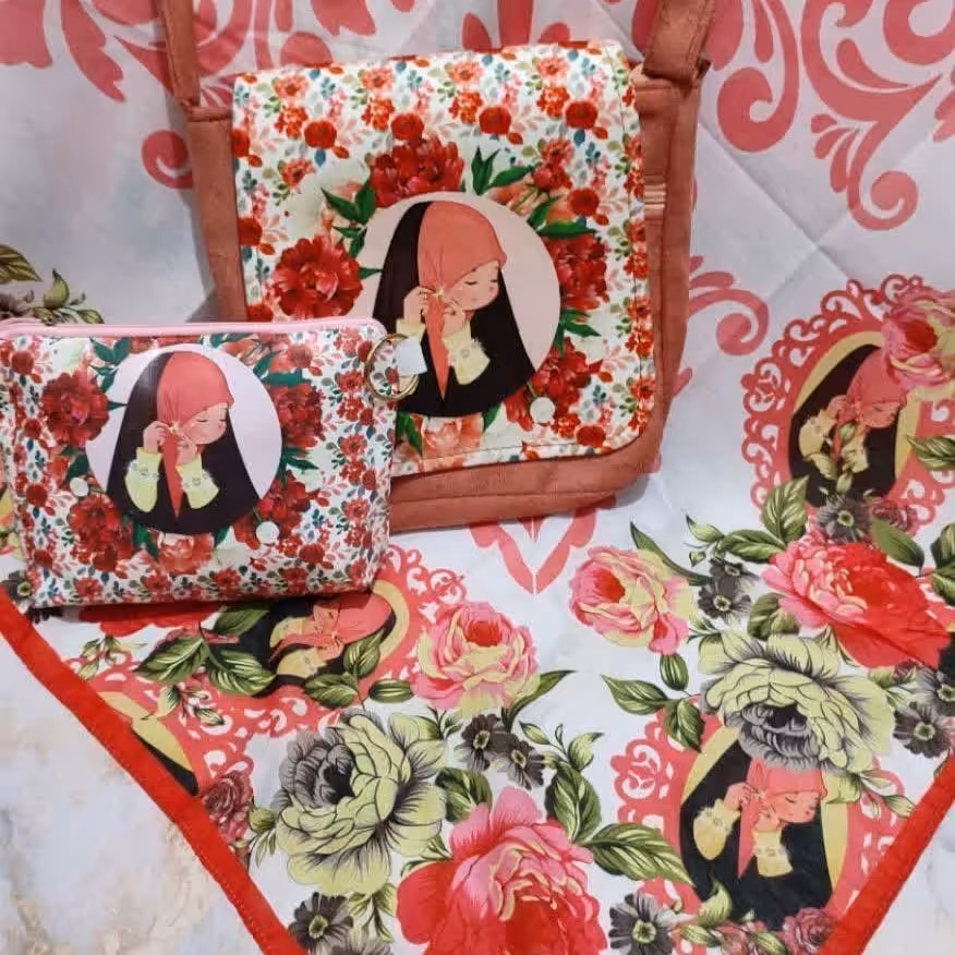 کیف وروسری ست