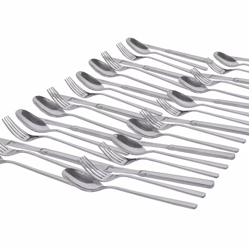 سرویس قاشق و چنگال 18 پارچه ام جی اس مدل DONA(Ch)001