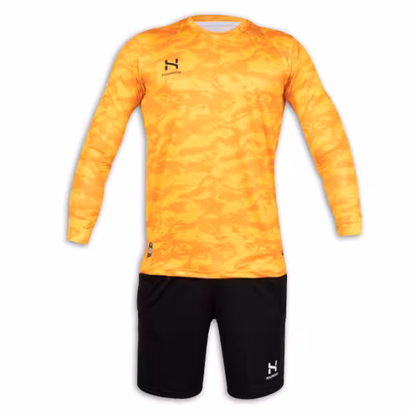 پیراهن و شورت دروازه بانی هومد 2023 (زرد)