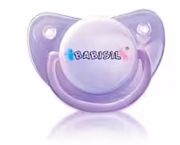 بستانک بنفش با قاب محافظ بی بی سیل babisil