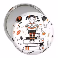 آینه جیبی خندالو مدل کتاب کد 25858