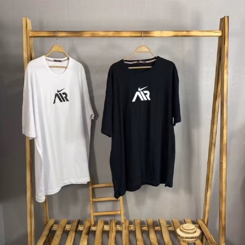 تیشرت اسپورت  نخ گنبه در دو رنگ سفید و مشکی