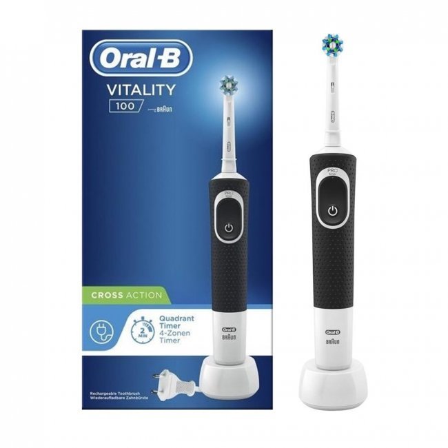 مسواک برقی  اورال بی Vitality CrossAction 100 Black