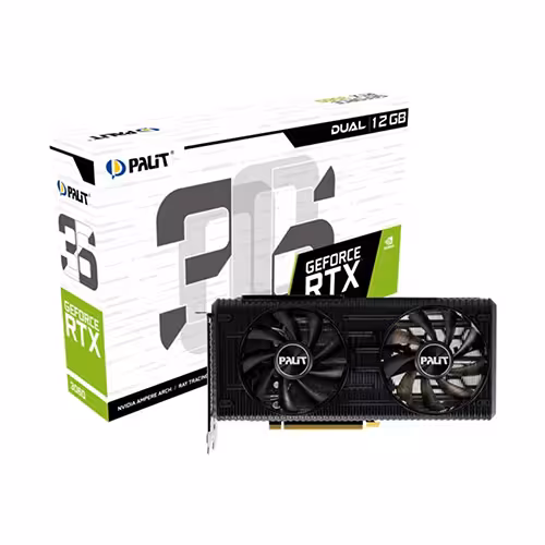 کارت گرافیک پالت RTX 3060 Dual 12GB