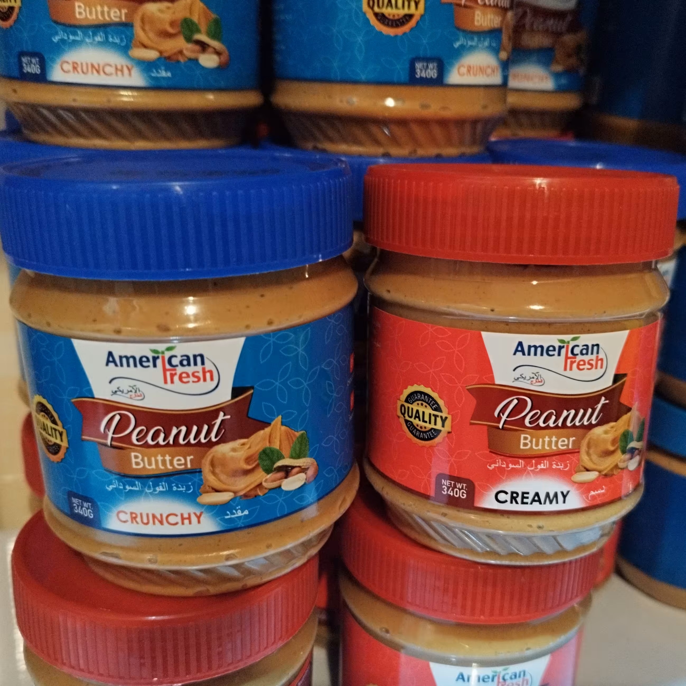 کره بادام زمینی  آمریکن فرش AMERICAN fresh340gr