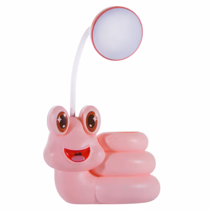 چراغ مطالعه و جای مدادی طرح حلزون