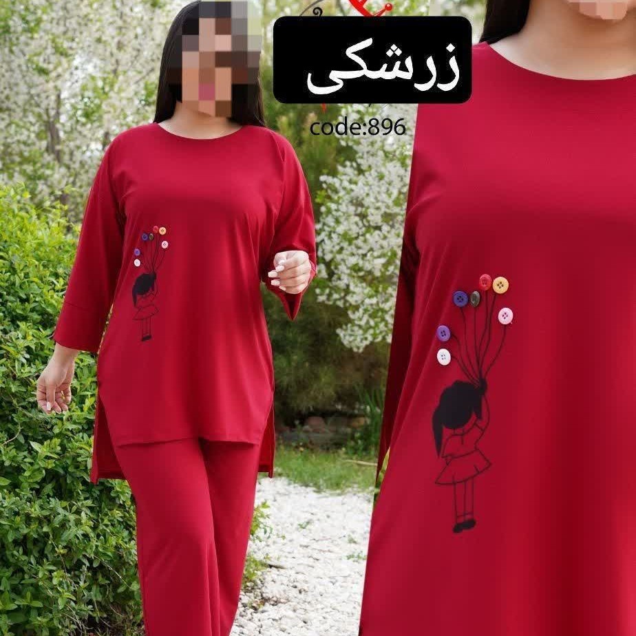 تونیک شلوار زنانه بادکنکی

