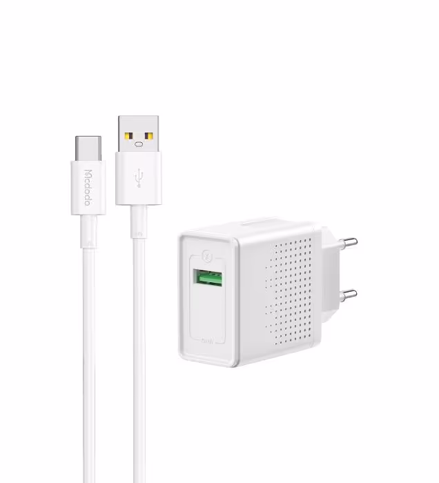 شارژر دیواری مک دودو 18 وات مدل CH-5750 با کابل تایپ سی