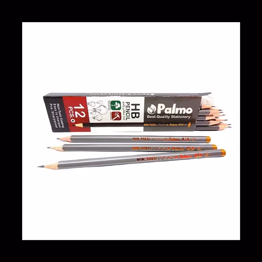 مداد مشکی پالمو یک جین 12 عددی