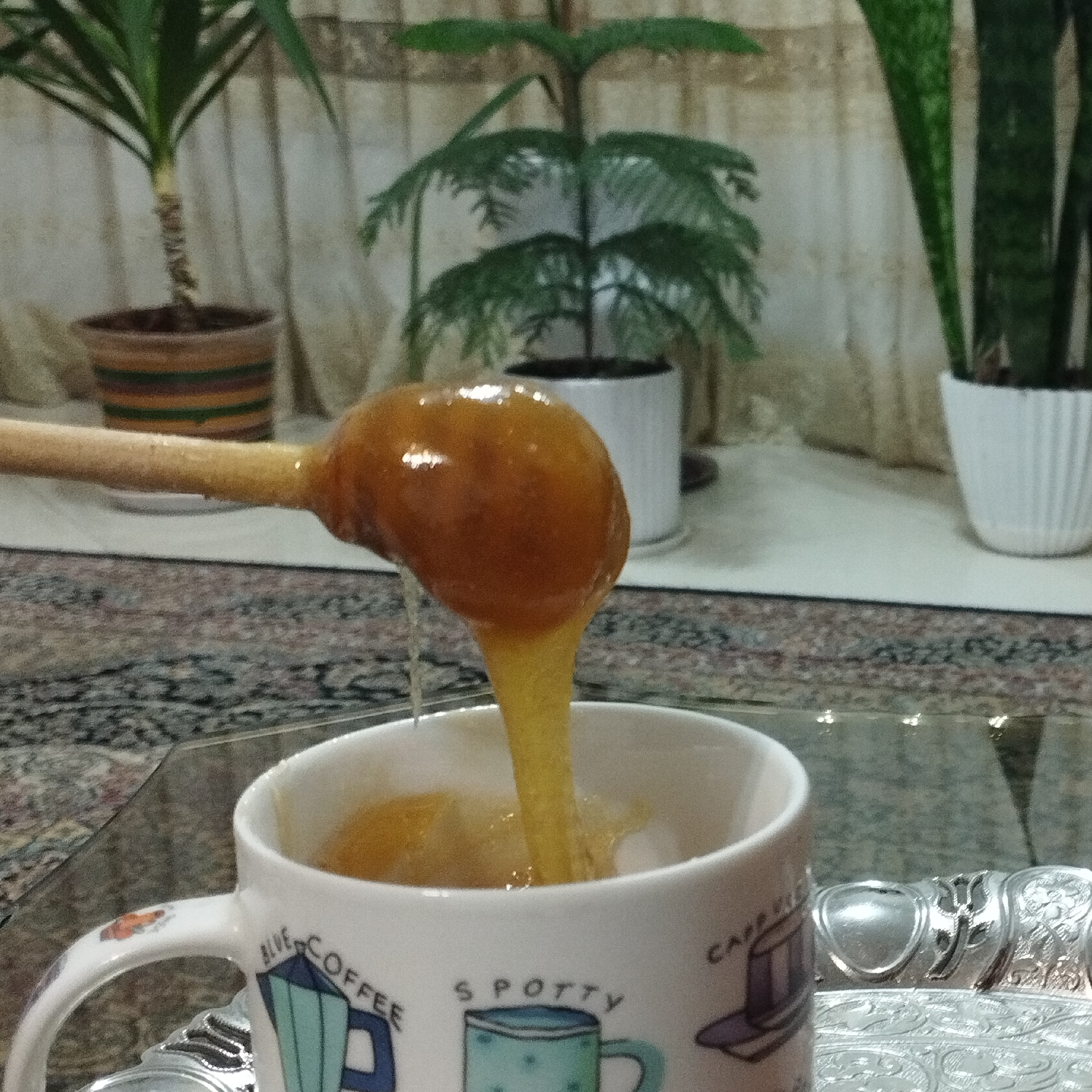 عسل چندگیاه ارگانیک بدون موم500گرمی مستقیم از کشاورز