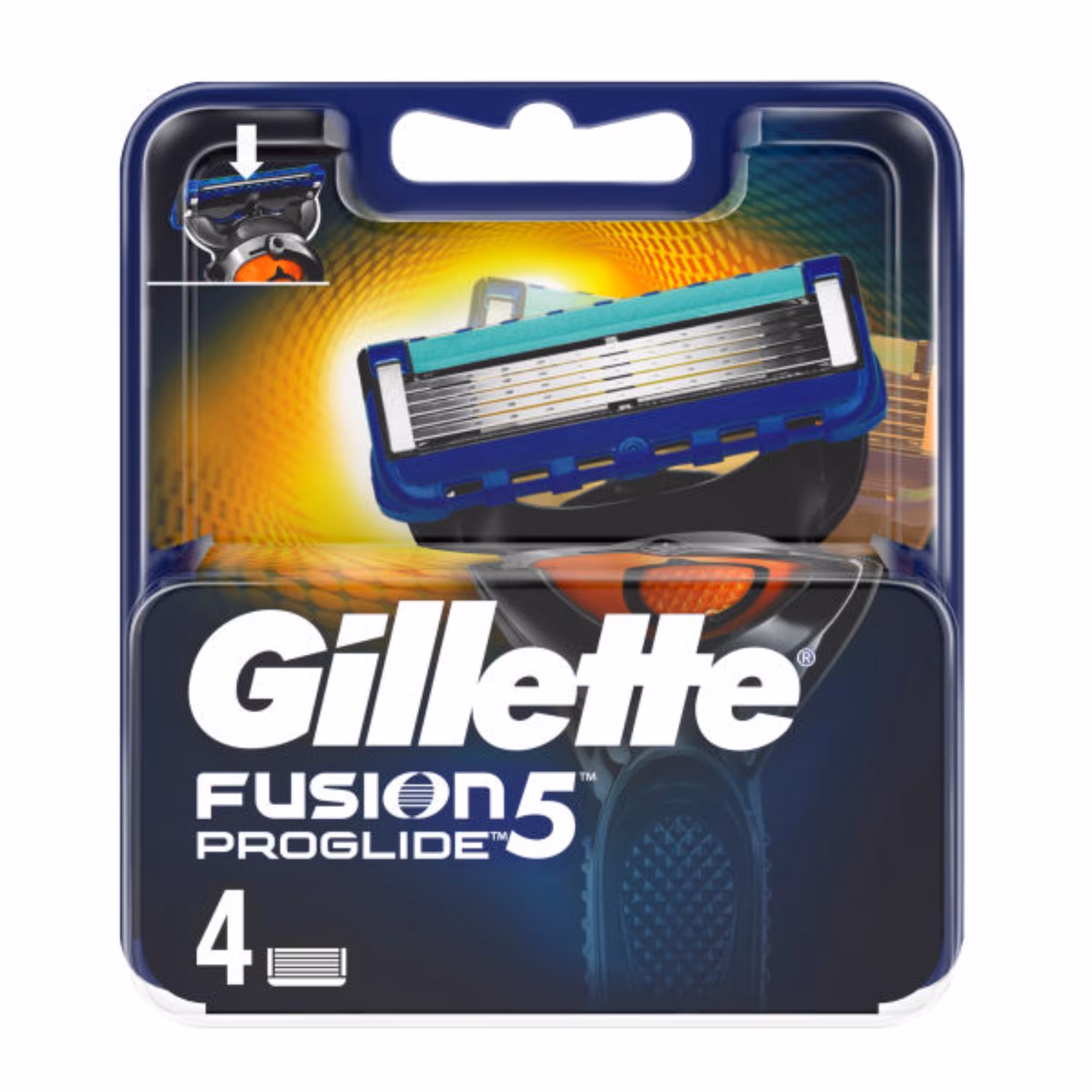 تیغ یدک ژیلت مدل Fusion 5 Proglide بسته 4 عددی