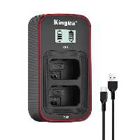 شارژر دوتایی باتری سونی FW50 برند Kingma (به همراه کابل شارژ و آداپتور)