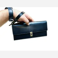 کیف پول زنانه قفل ناخنی (چرم طبیعی)