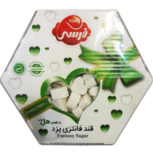 قند یزدی با طعم هل با طرح قلب