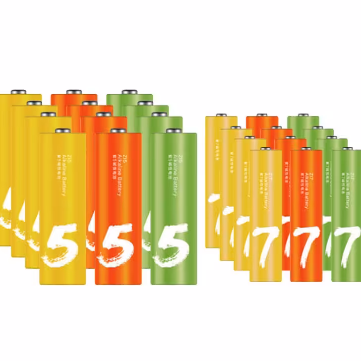 باتری قلمی و نیم قلمی شیائومی مدل ZL57 بسته 24 عددی