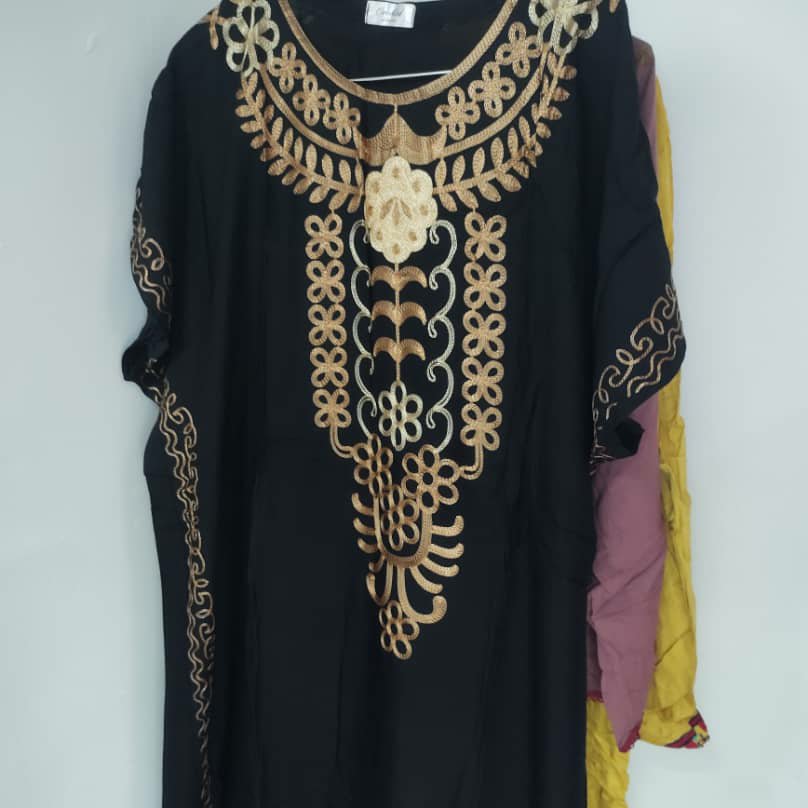ماکسی نخی وارداتی ساحلی آستین کوتاه زنانه و دخترانه فری سایز تا 48