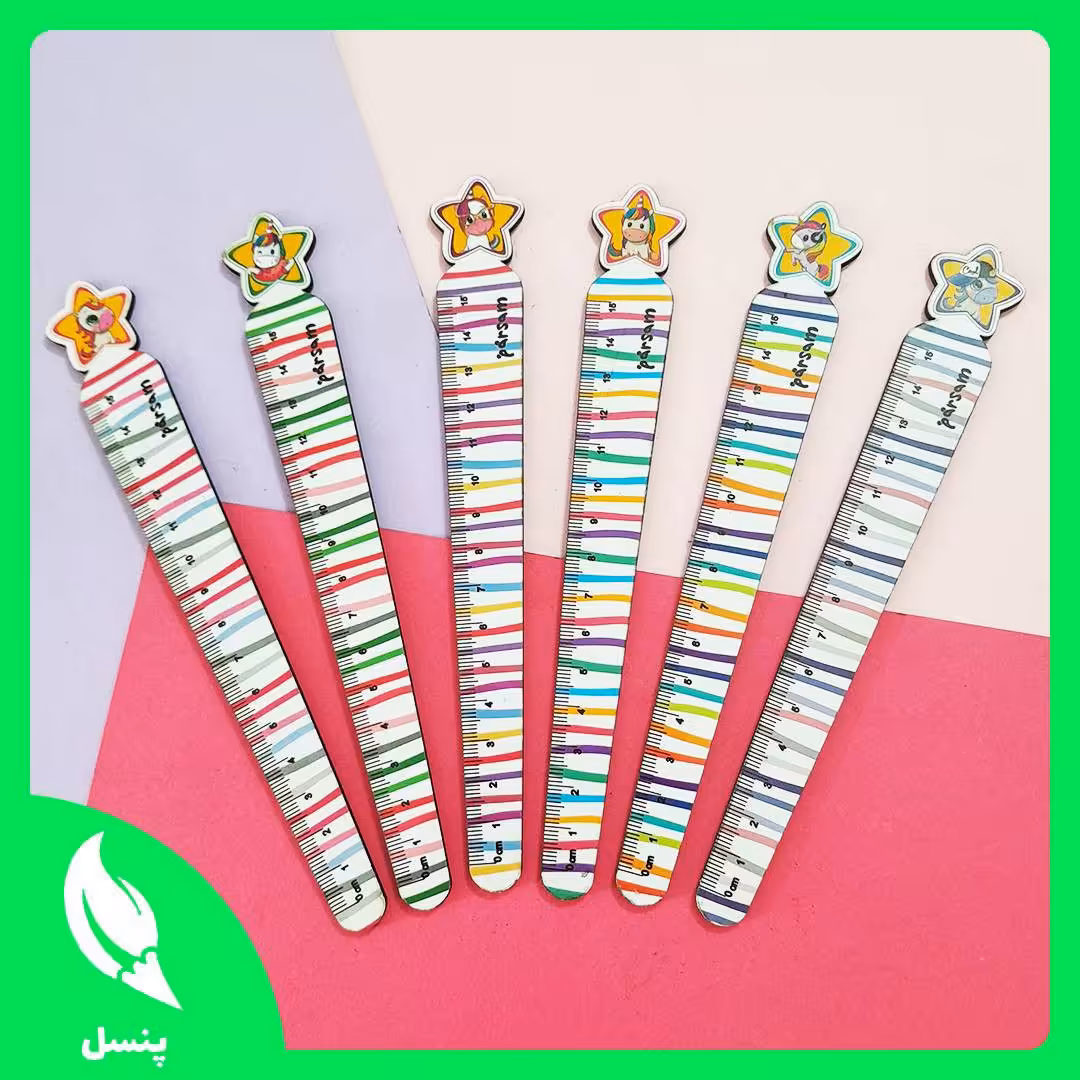 خط کش چوبی یونیکورن