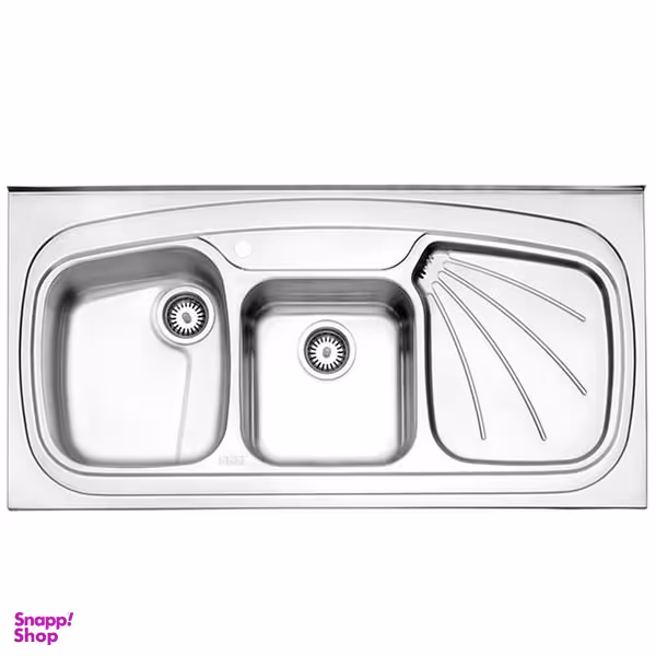 سینک ظرفشویی استیل البرز مدل 614 روکار