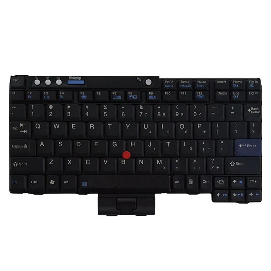 کیبورد لپ تاپ لنوو ThinkPad X60 مشکی با ماوس