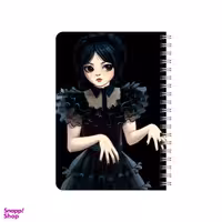 دفترچه یادداشت بامبیلیپ مدل چوبی طرح سریال ونزدی کد 4413862