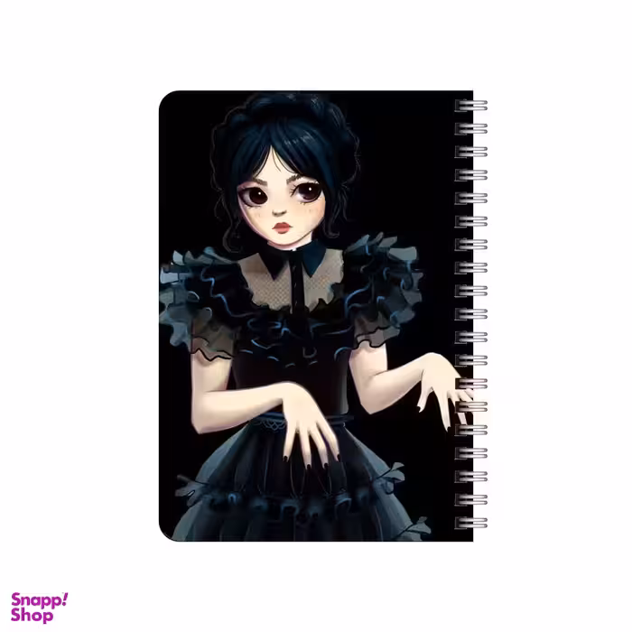 دفترچه یادداشت بامبیلیپ مدل چوبی طرح سریال ونزدی کد 4413862