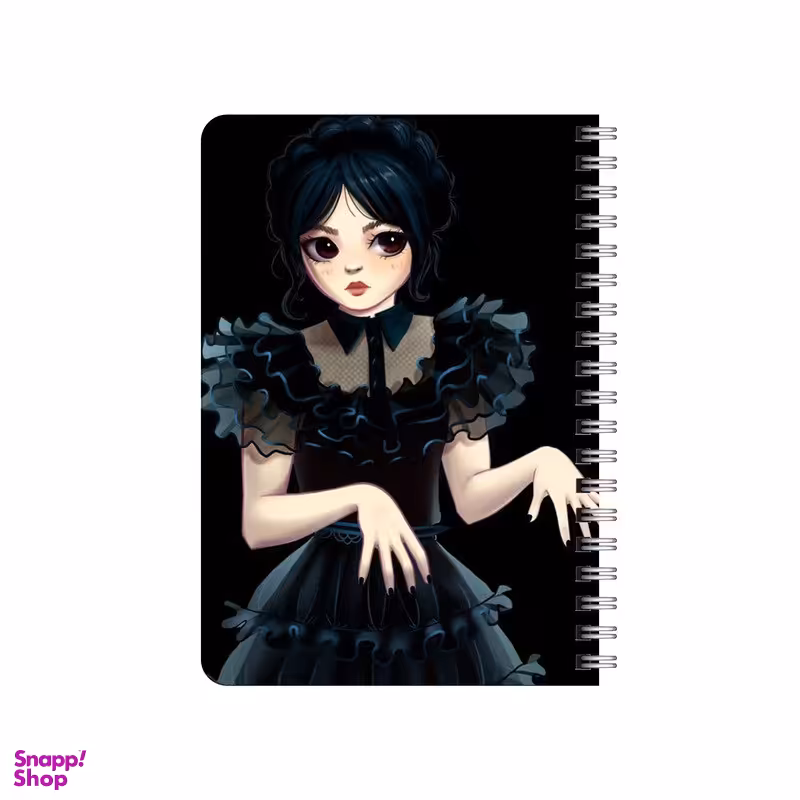 دفترچه یادداشت بامبیلیپ مدل چوبی طرح سریال ونزدی کد 4413862