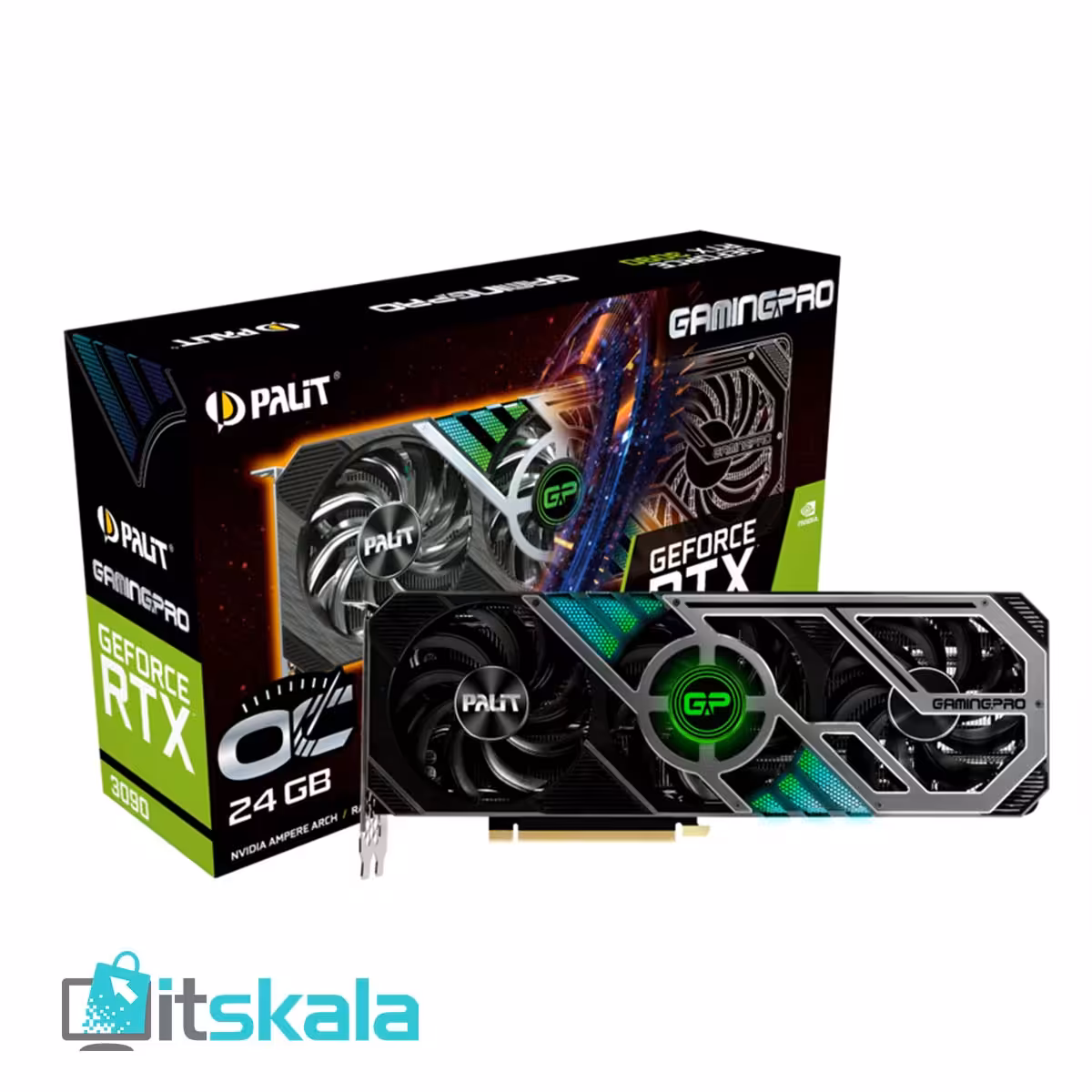 قیمت و خرید کارت گرافیک پلیت مدل RTX 3090 GAMING Pro OC 3Fan 24G DDR6X | ITSKALA