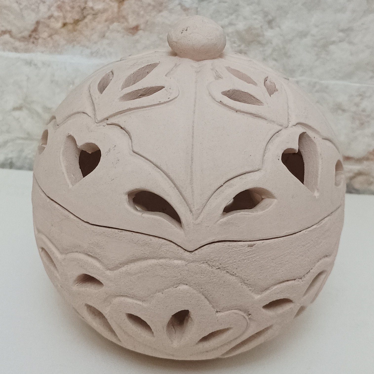 جا شکلاتی سفالی