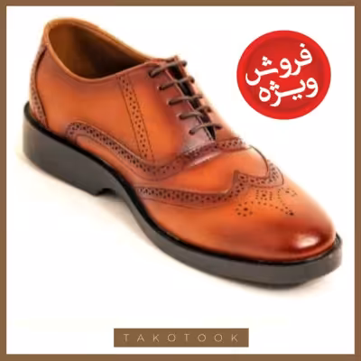 کفش مردانه اسپرت مجلسی رویه چرم بیاله قالب استاندارد کد: tht