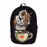 کوله پشتی ام بی مدل جغد قهوه سوار