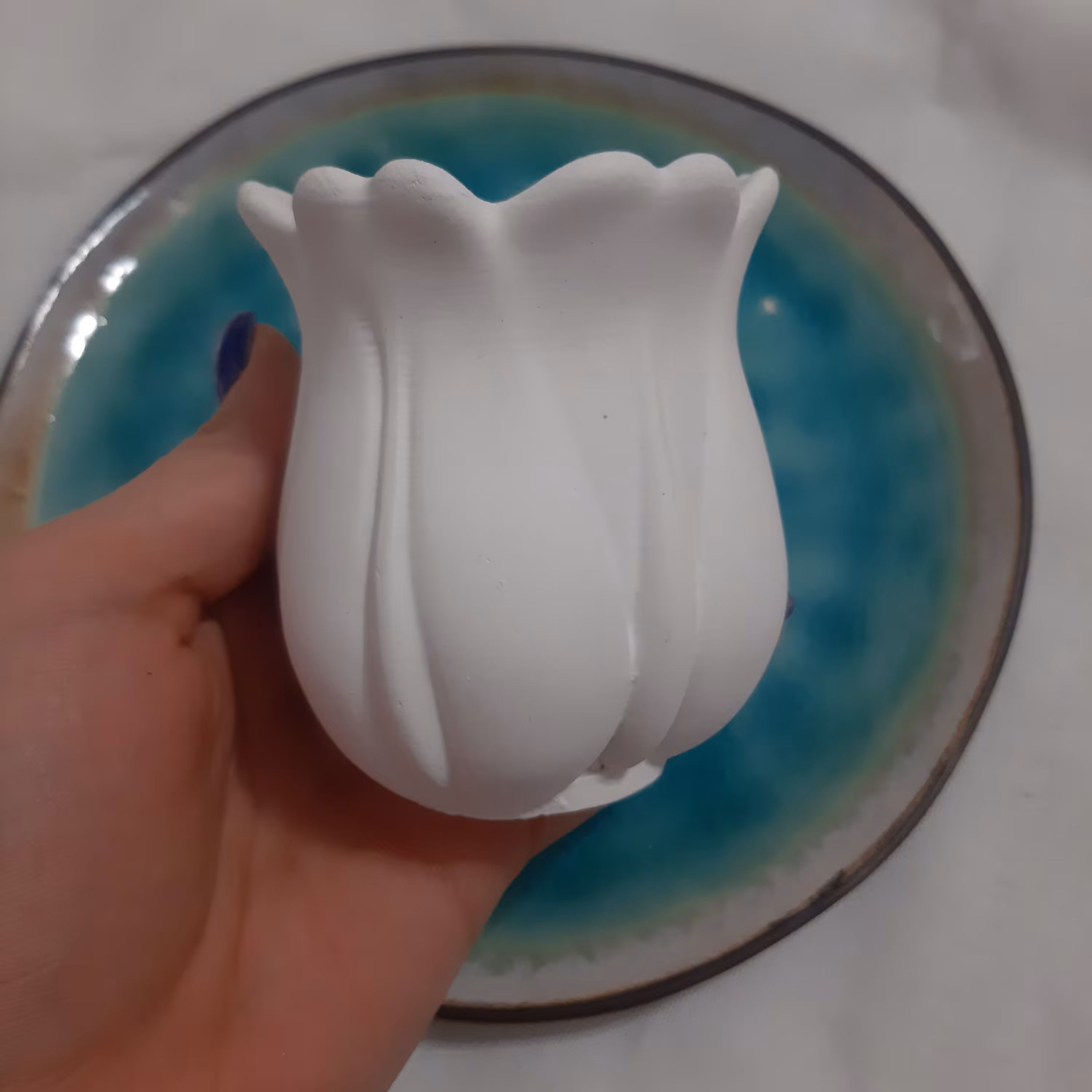 بیس خام پودر سنگ جا شمع وارمری 