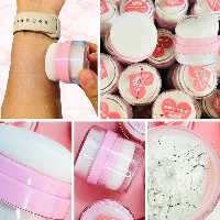 پک 4 عددی شیمر و هایلایتر پد دار کاسه ای بدن و صورت ایمن آف نوبل شاین بسیار بالا بافت پودری ماندگاری طولانی 