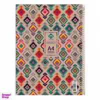 دفتر سیمی 100 برگ A4 مکث نوت (Max Note) مدل جلد طلقی کد 6_9173