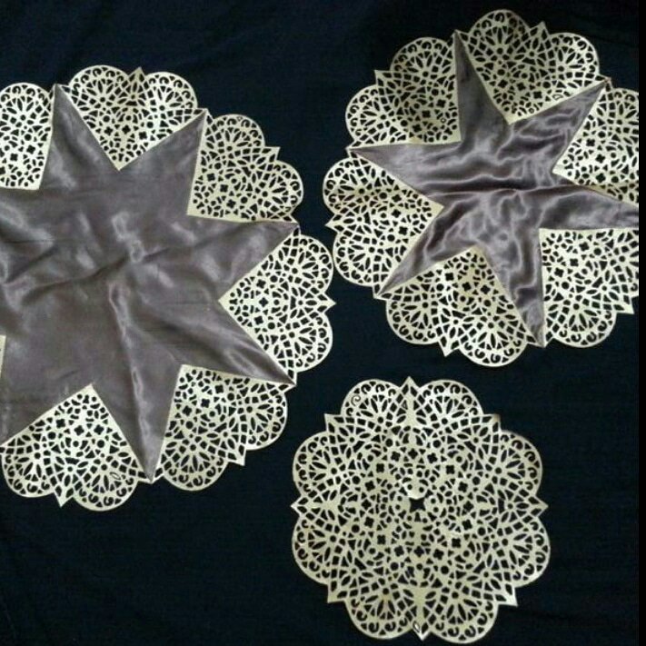 رومیزی سه تیکه ساتن