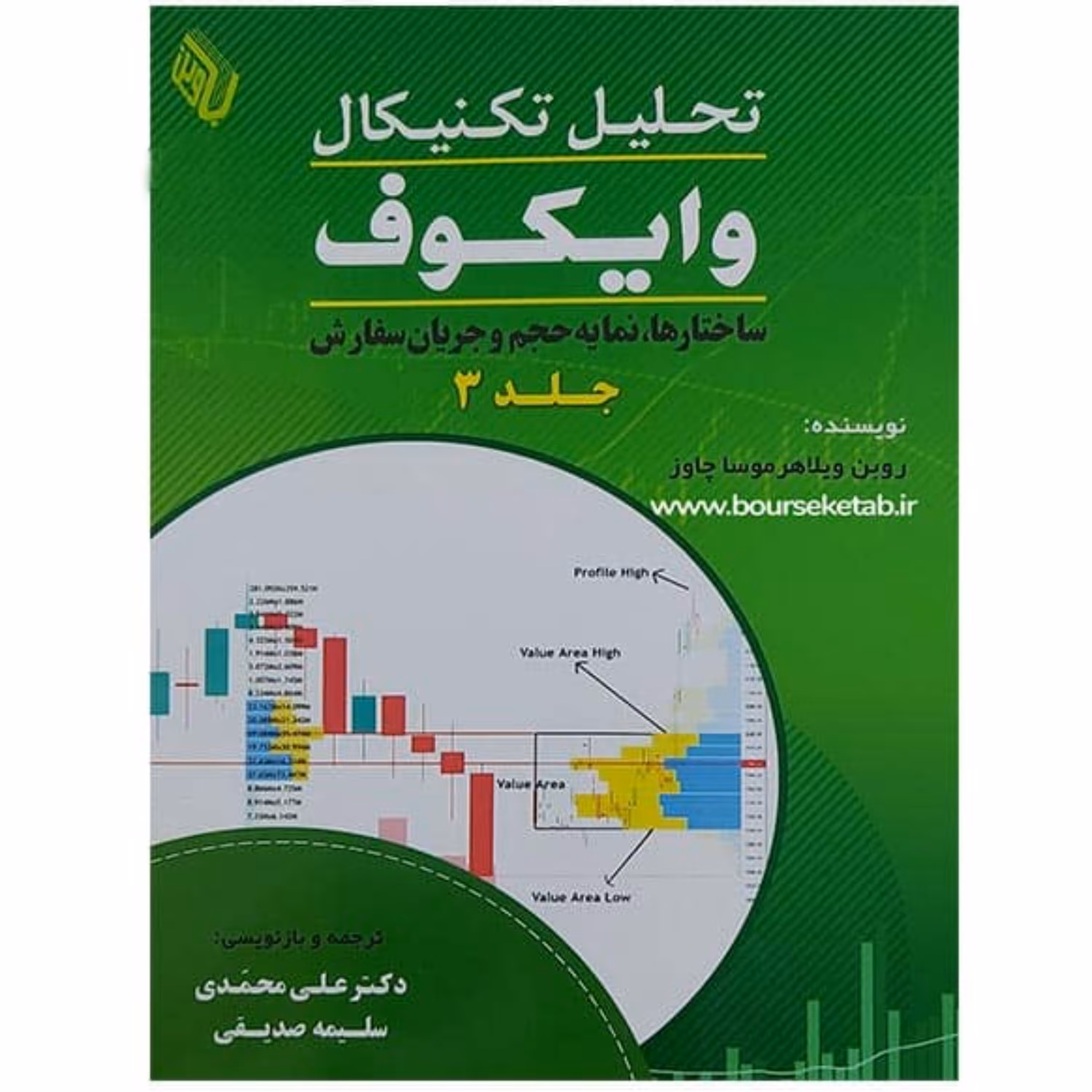 کتاب تحلیل تکنیکال وایکوف جلد سوم ساختارها نمایه حجم و جریان سفارش