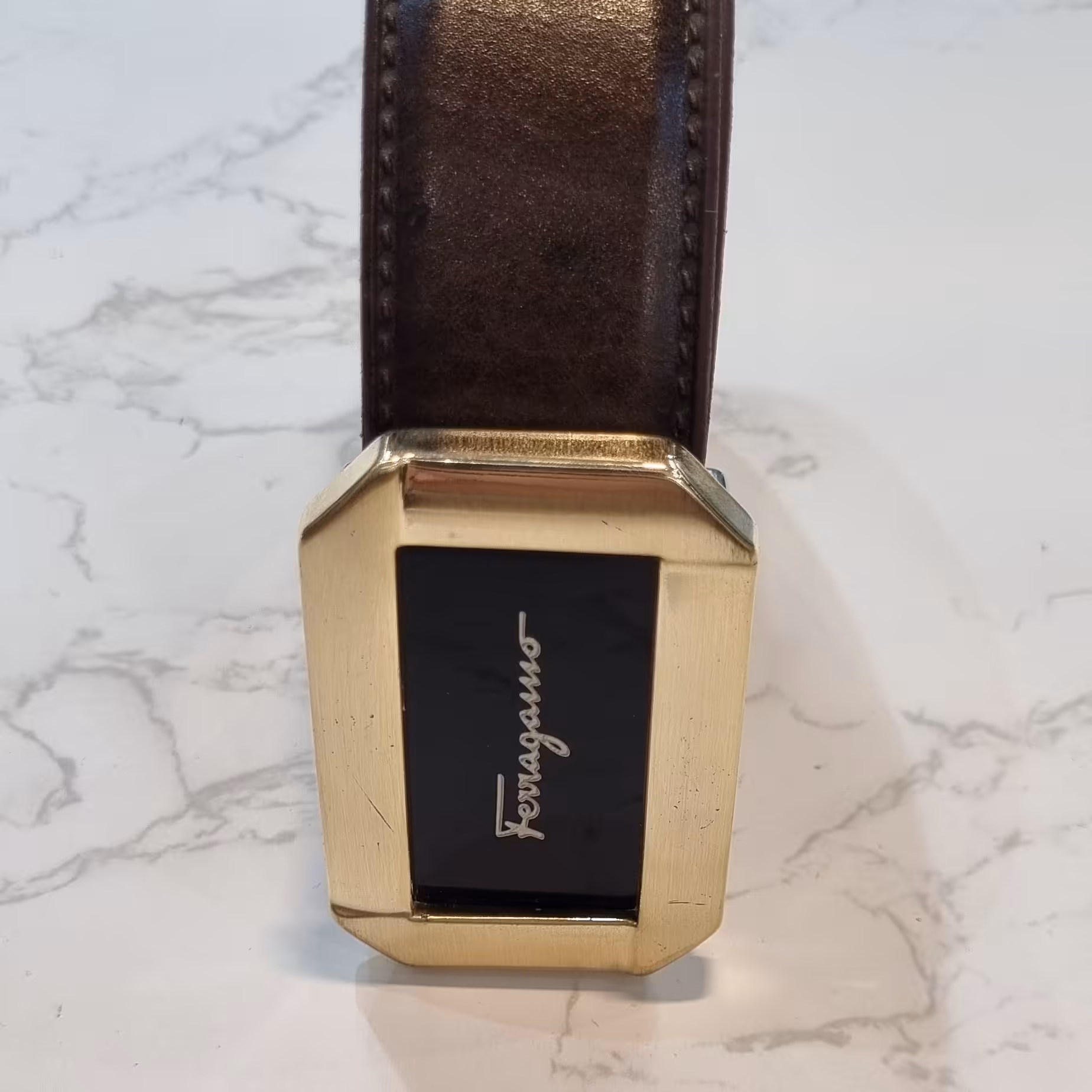 کمربند تمام چرم کد 12