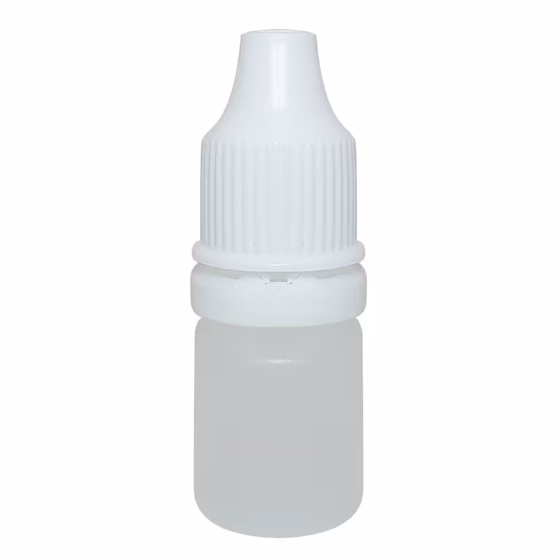ظرف قطره چکان شفاف 5ml بسته 10عددی